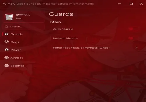 Dog Pound script: Auto Muzzle, Fly