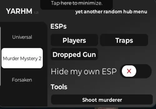 Murder Mystery 2 script: YAHRM Hub