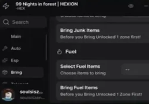 99 nights in the forest - hexion hub