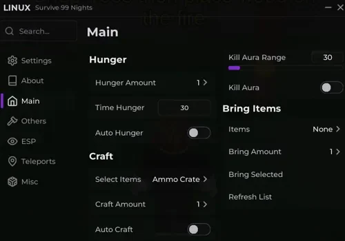 99 nights in the forest linux