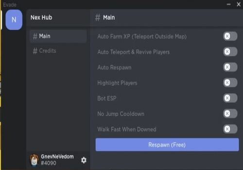 Evade - Nex Hub_11zon
