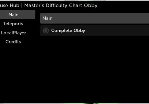 Master's Difficulty Chart Obby - Nicuse#6163