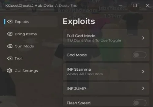 a dusty trip script - kguescheatsj hub