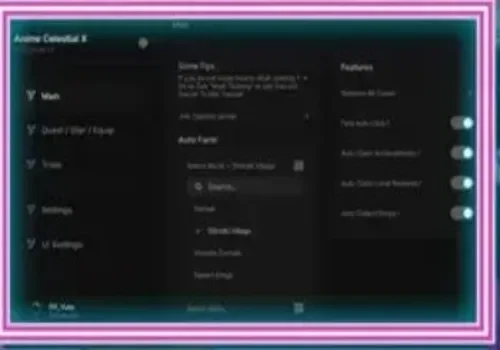 anime celestial x script