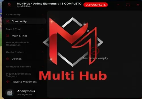 anime elements script