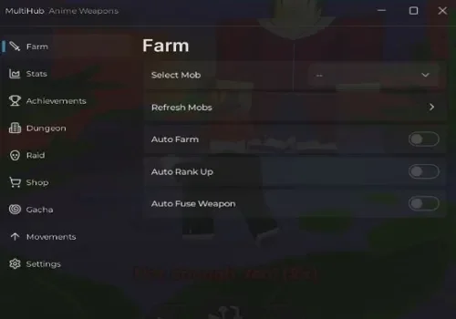 anime weapons script - multi hub