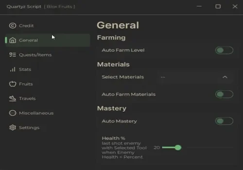 blox fruits - quaryz hub