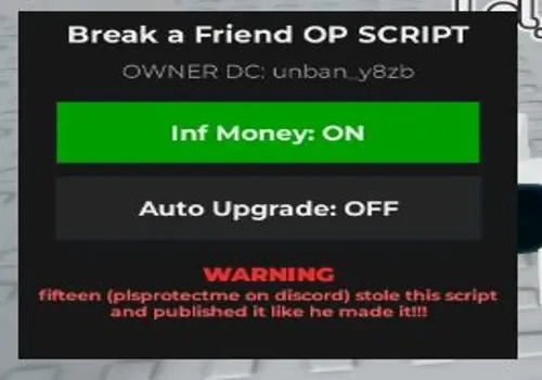 break a friend script