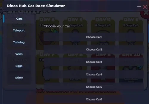 car race simulator - dinas hub