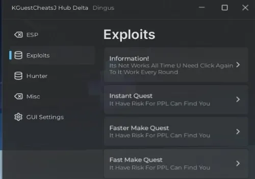 dingus - KGuestCheatJ Hub