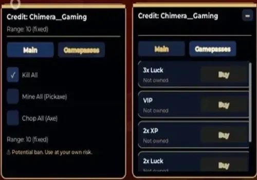 Eldoria RPG script - (Kill all, Mine all, Chop all)