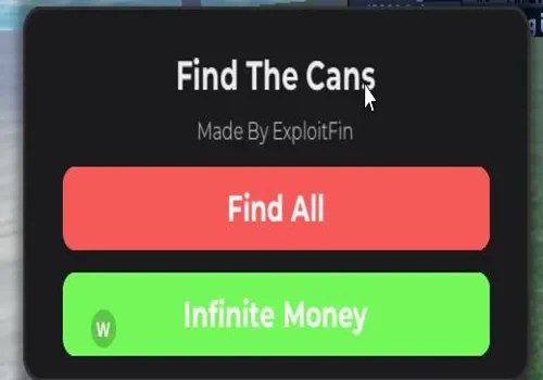 find the cans - exploitfin
