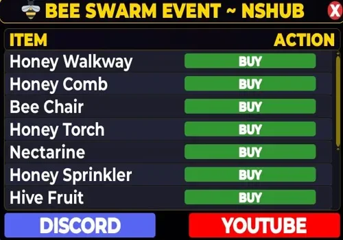 grow a garden bee swarm event