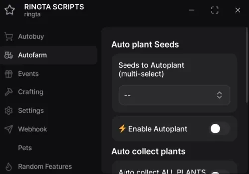 grow a garden - ringta