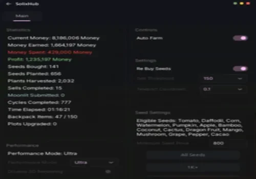 grow a garden solix hub