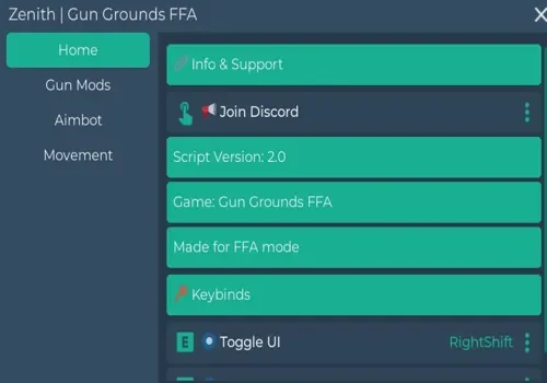 gun grounds ffa - zenith
