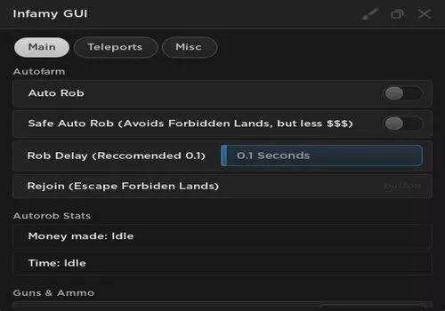 infamy_-_502Development