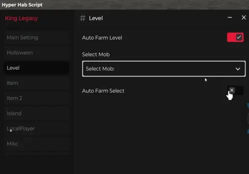 king legacy - hyper hab