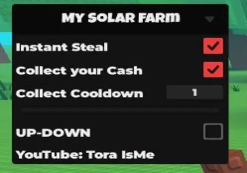 my solar farm script - tora isme