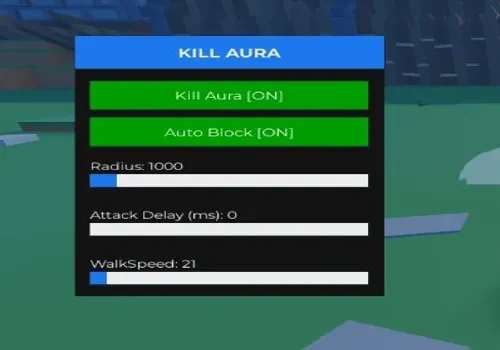 pixel blade kill aura