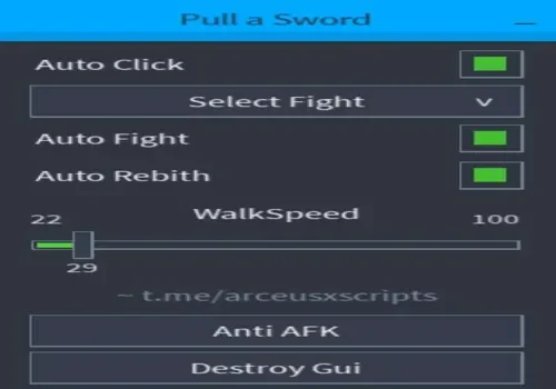 pull sword
