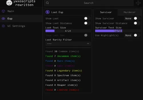 survive the killer script