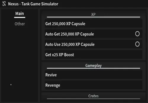 tank game sim - nexus