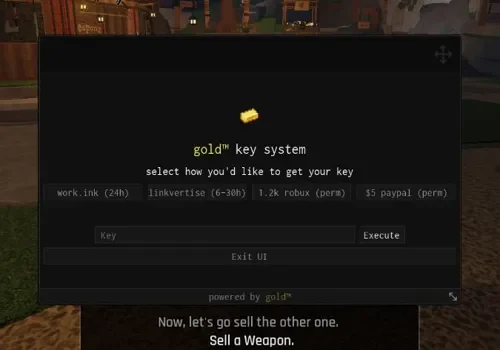 the forge script - getgold