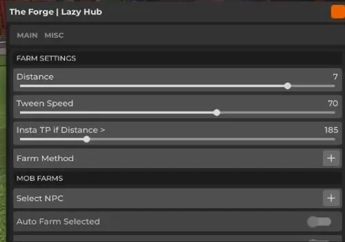 the forge script - lazy hub
