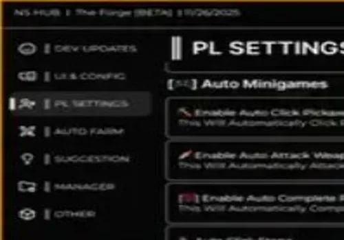 the forge script - ns hub