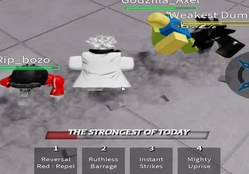 the strongest battlegrounds - gojo v2 moveset