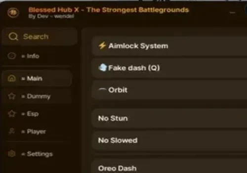 the strongest battlgrounds - blessed hub x