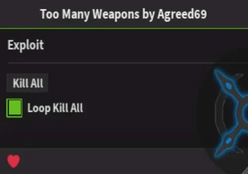 too many weapons -agreed69