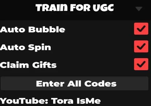 train for ugc - tora is me