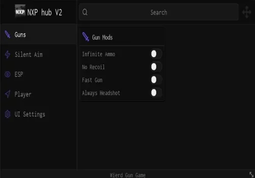 weird gun game - nxp hub